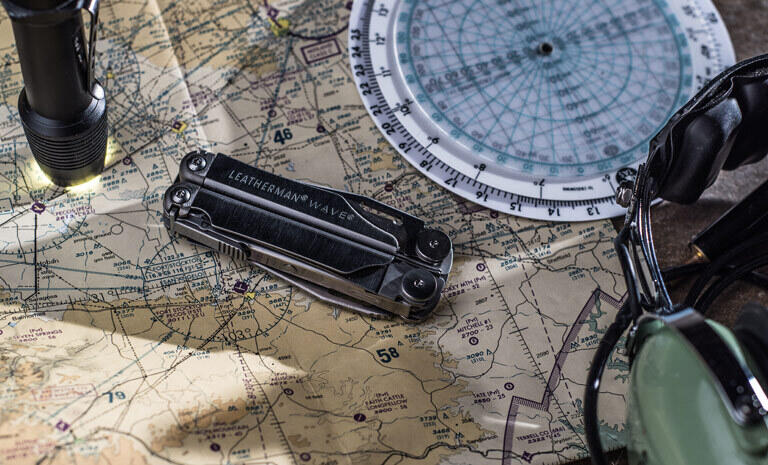 Pince Multifonctions Randonnée Camping 18 Outils en 1 Wave+ Noir LEATHERMAN 5/7