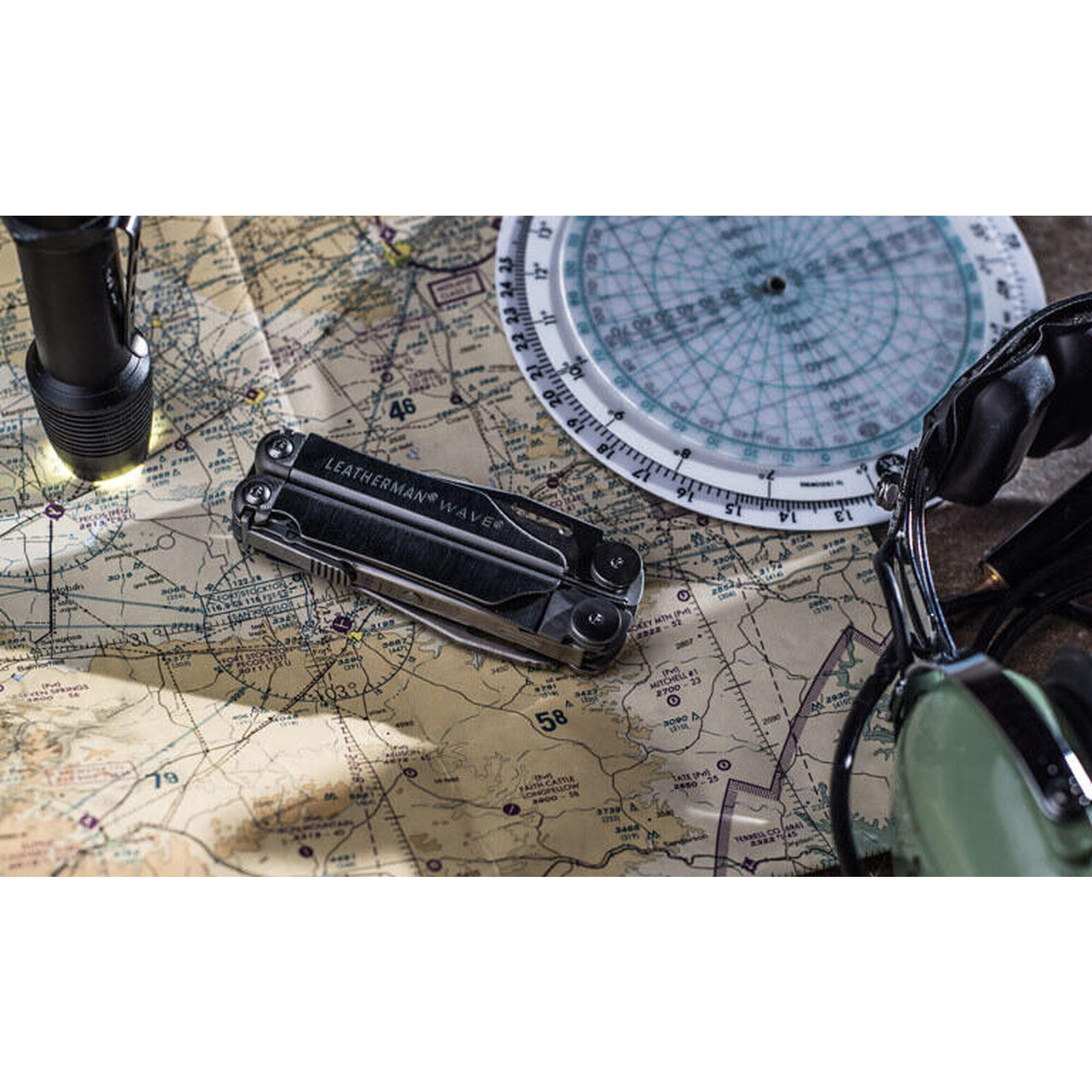 Multi Tool Leatherman WAVE Plus Black cu 18 functii 832526