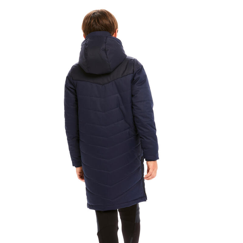 Union Rochefortoise lange PARKA marineblauw kinderen