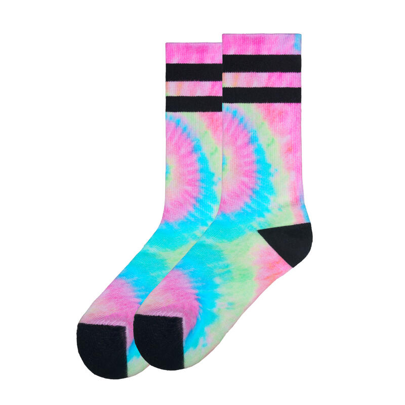 Calcetines divertidos para deporte American Socks Pastel Tie Dye - Mid High