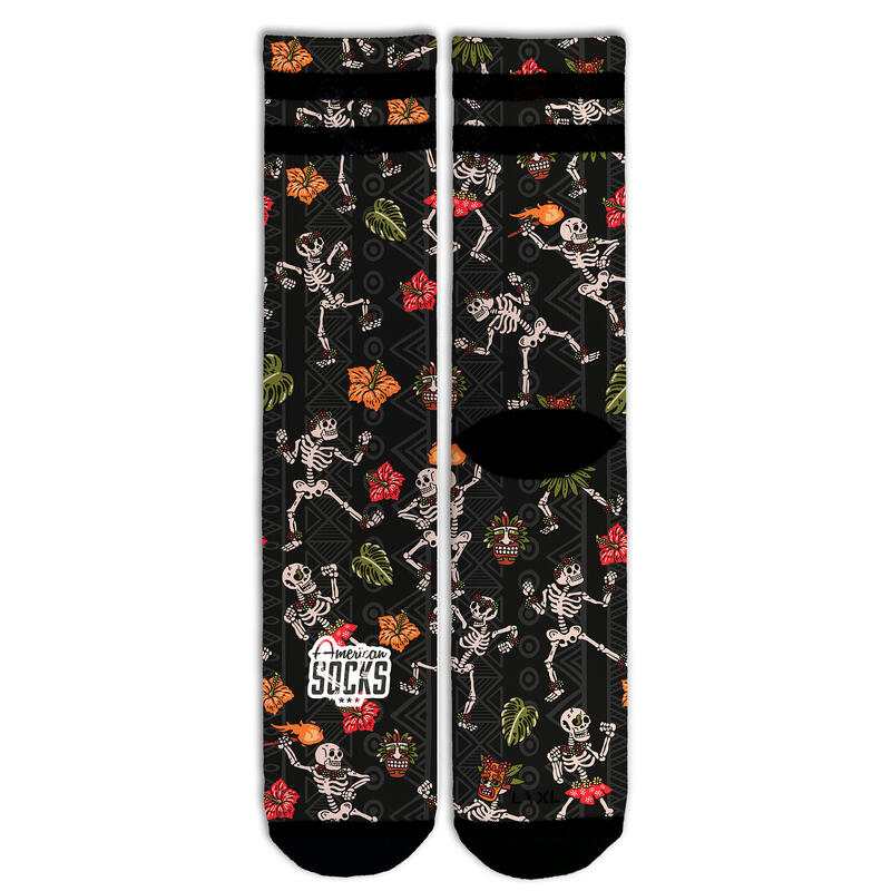 Chaussettes American Socks Dancing Skeletons - Mid High