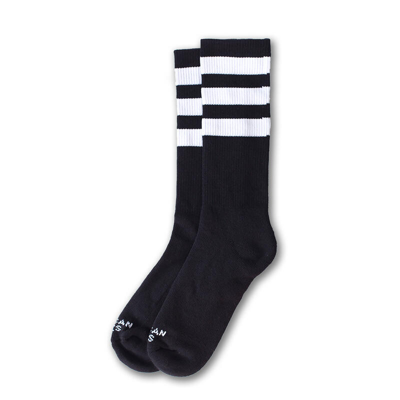 Calcetines divertidos para deporte American Socks Back in Black II - Mid High