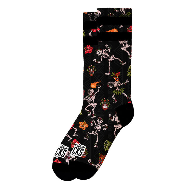 Socken American Socks Dancing Skeletons - Mid High