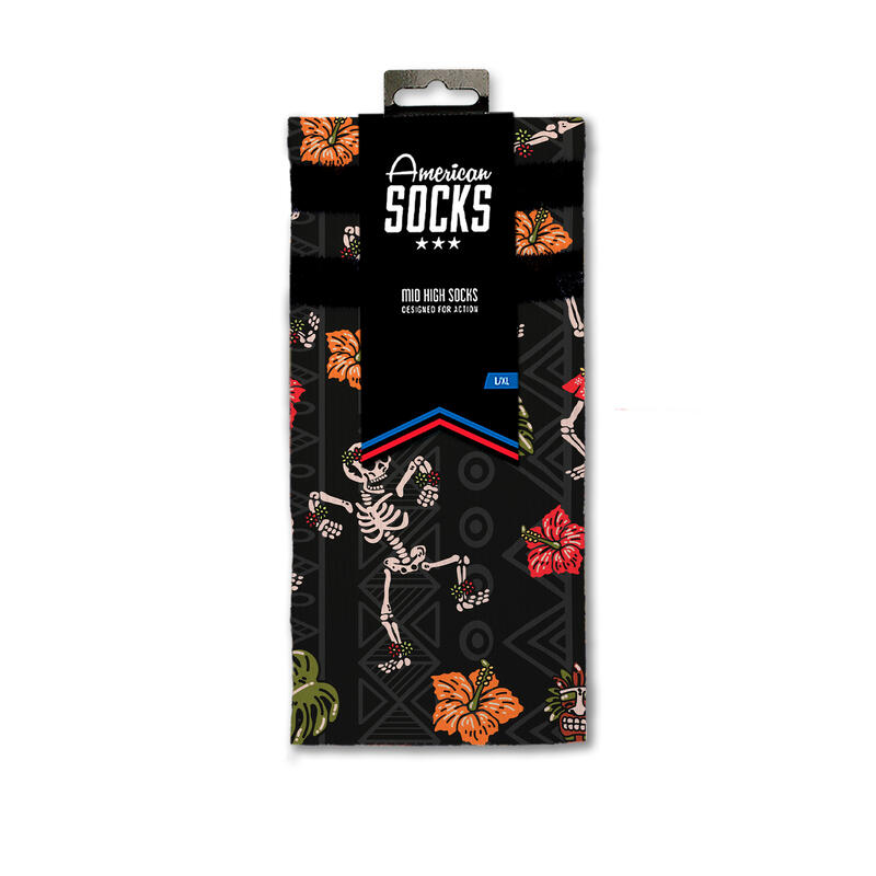 Chaussettes American Socks Dancing Skeletons - Mid High