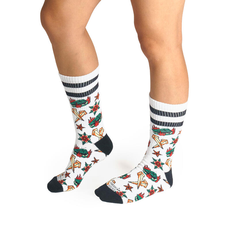 Calcetines divertidos para deporte American Socks Coffin - Mid High