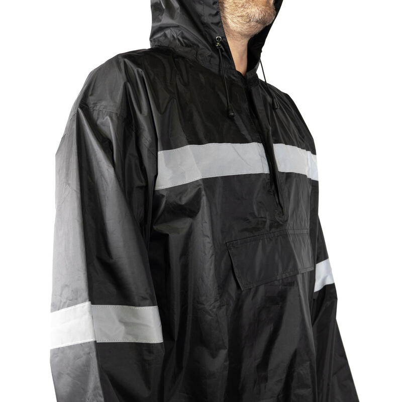 CE-goedgekeurde poncho met hoge zichtbaarheid R Flect Waterproof