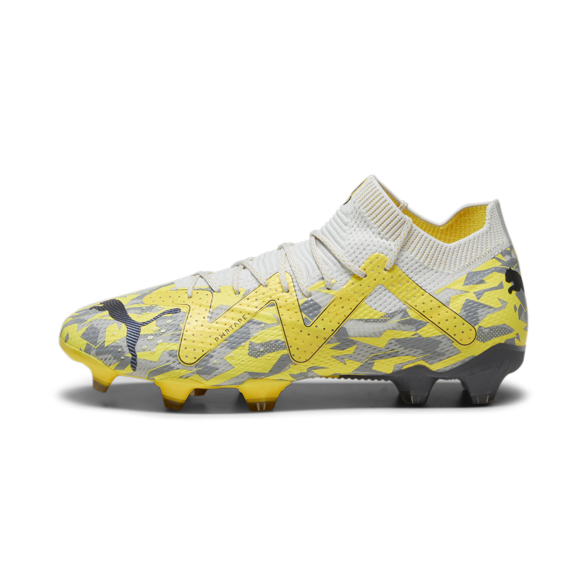 Puma Future Ultimate FG/AG Mens Yellow/Grey Football Boots 5/7