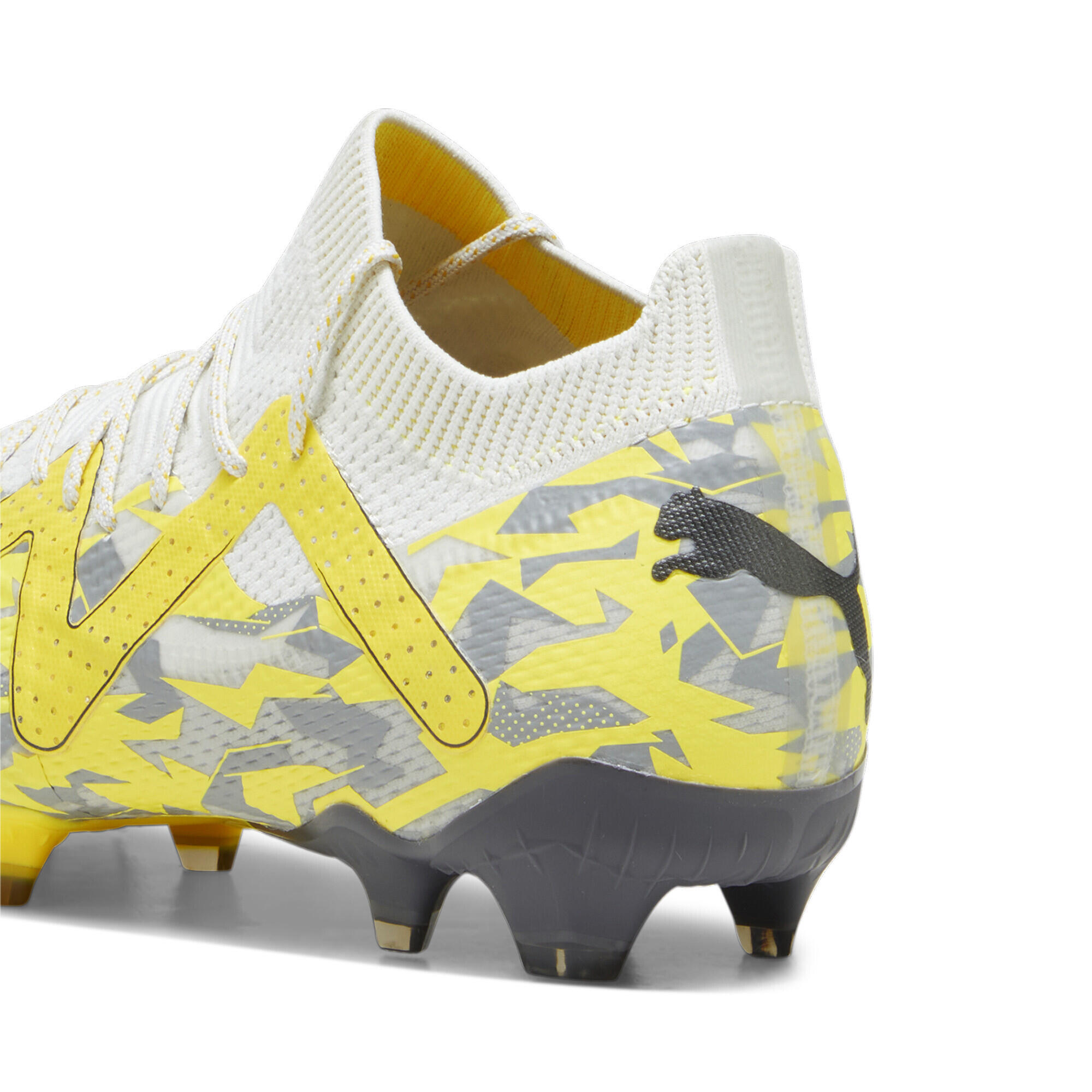 Puma Future Ultimate FG/AG Mens Yellow/Grey Football Boots 4/7