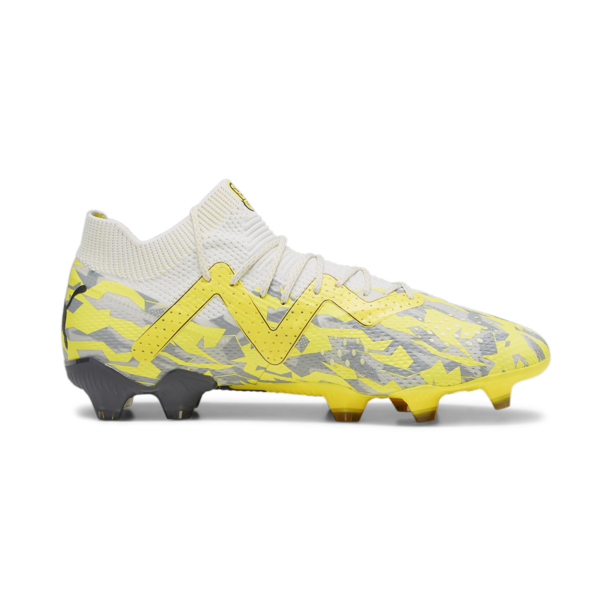 Puma Future Ultimate FG/AG Mens Yellow/Grey Football Boots 7/7