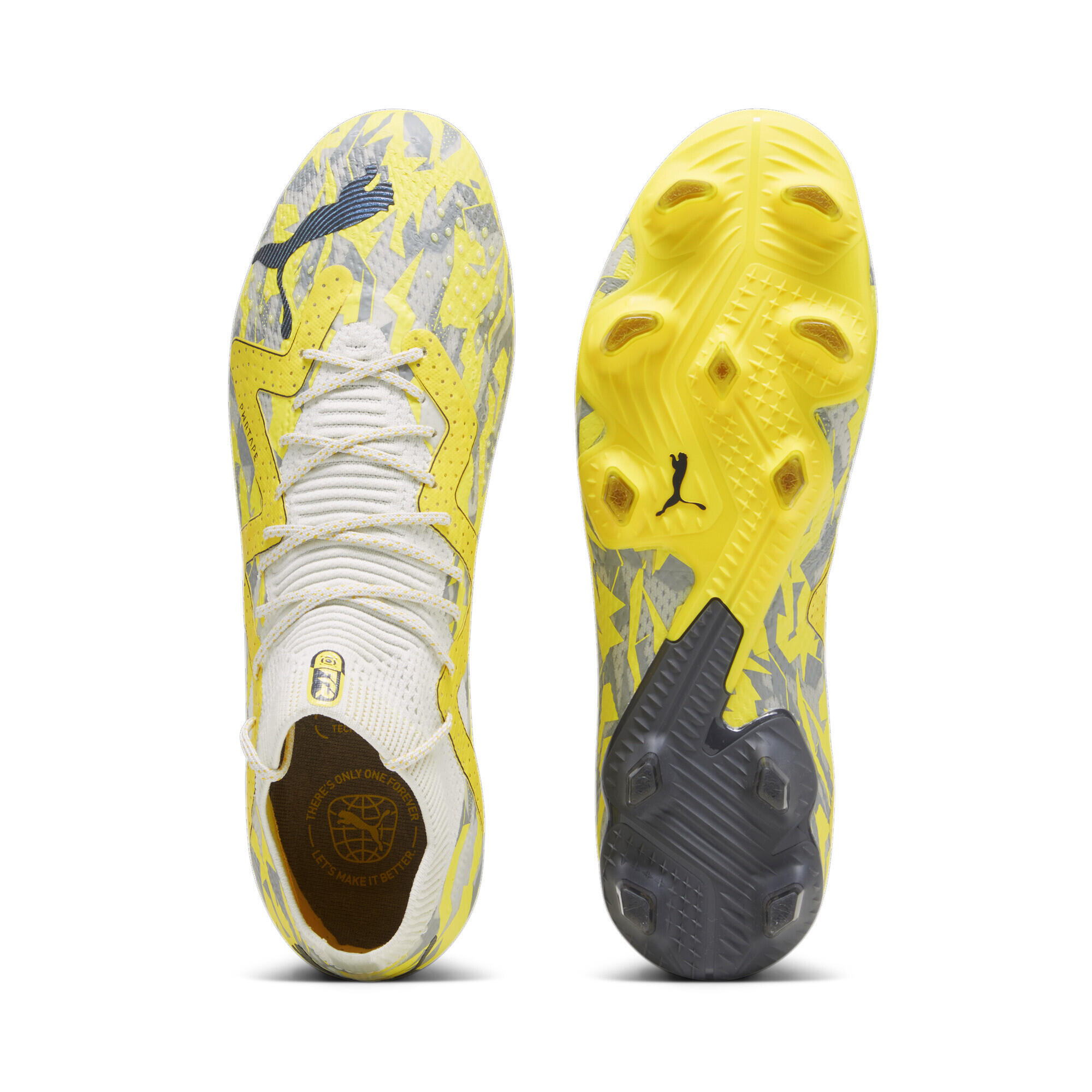 Puma Future Ultimate FG/AG Mens Yellow/Grey Football Boots 6/7