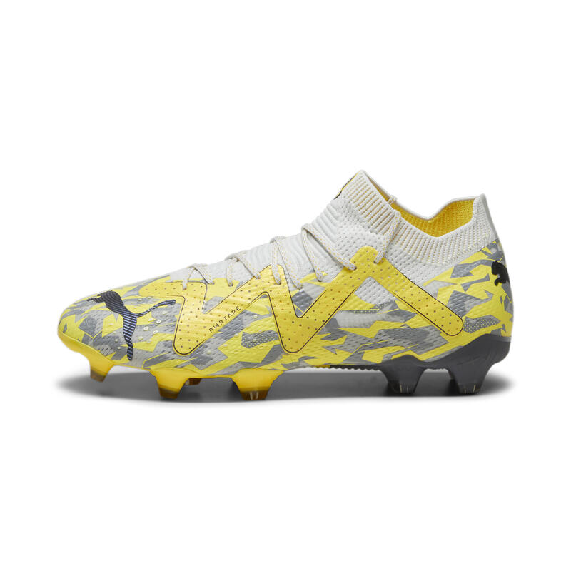 FUTURE ULTIMATE FG/AG Fußballschuhe Herren PUMA Sedate Gray Asphalt Yellow Blaze