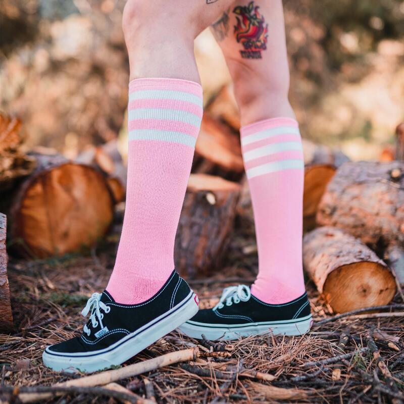 Calcetines divertidos para deporte American Socks Bubblegum - Knee
