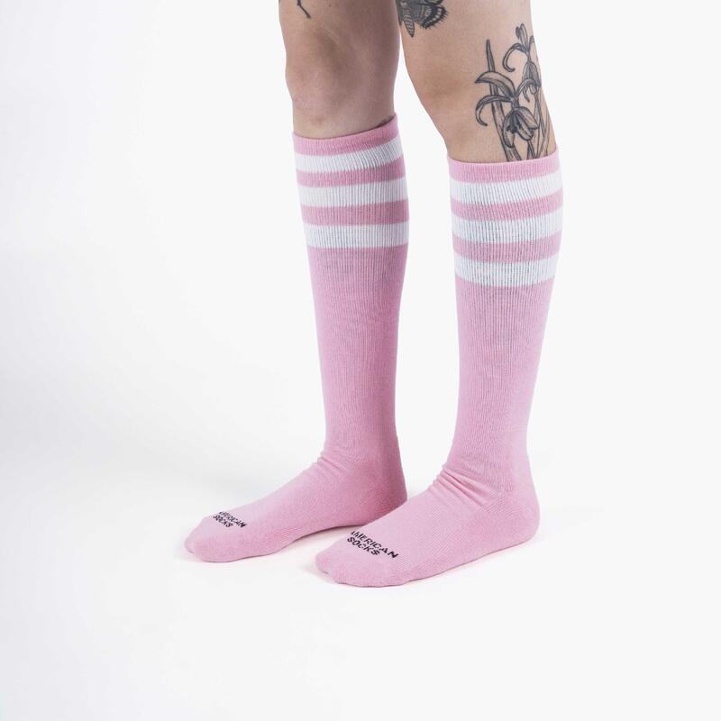 Calcetines divertidos para deporte American Socks Bubblegum - Knee High