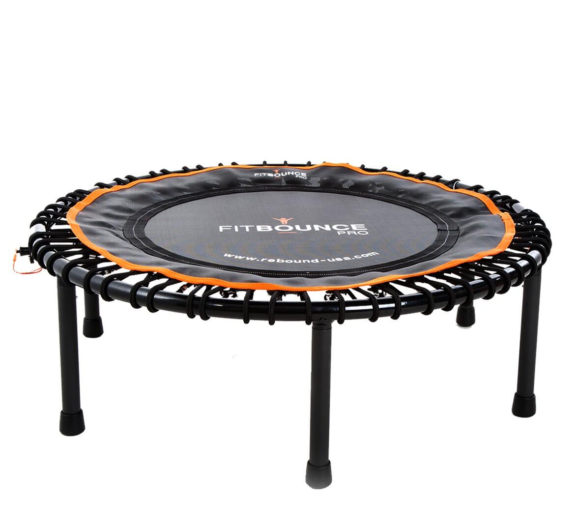 Fit Bounce Pro Mini Trampoline Fitness Rebounder 1/3