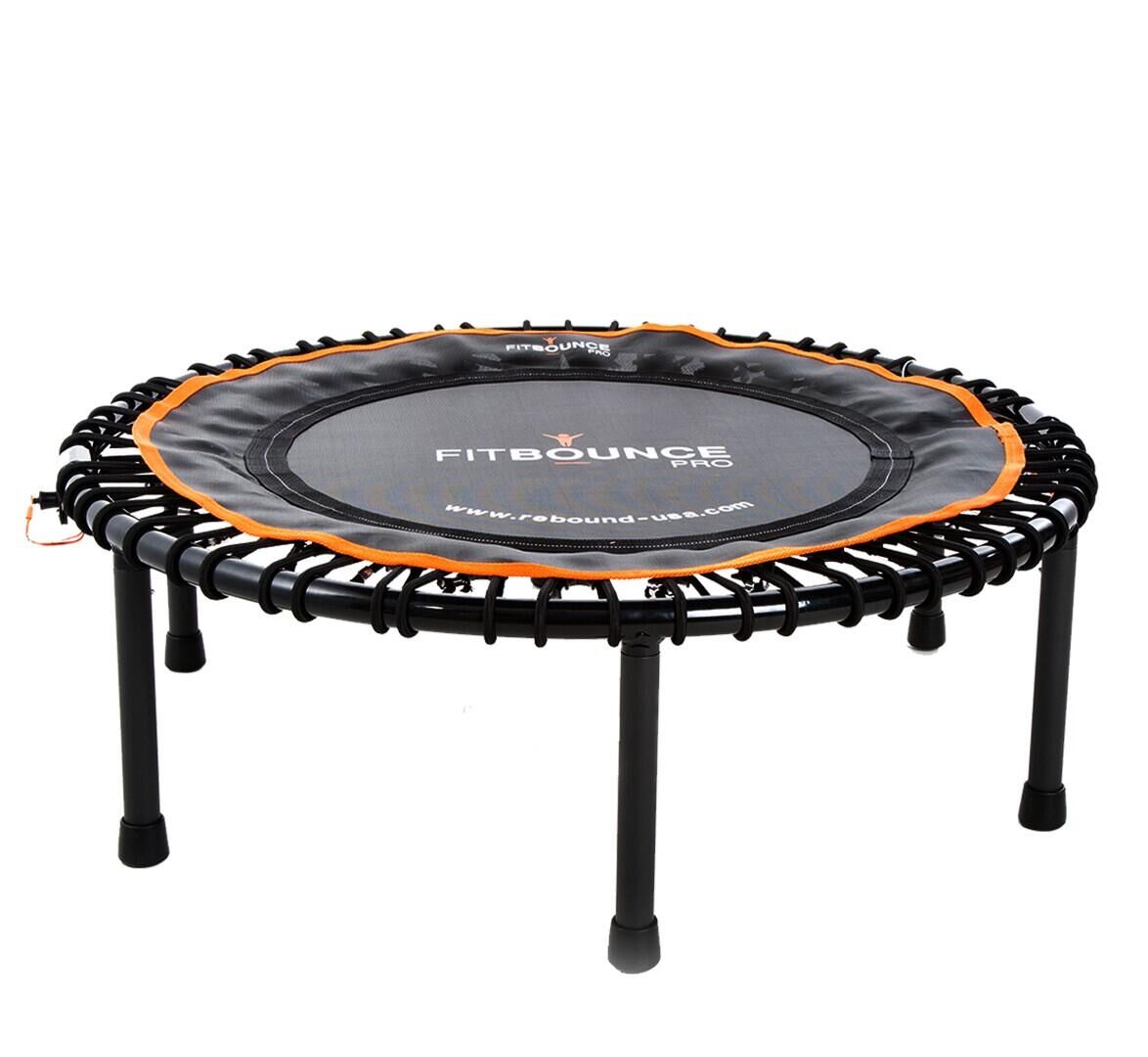 REBOUND FITNESS Fit Bounce Pro Mini Trampoline Fitness Rebounder