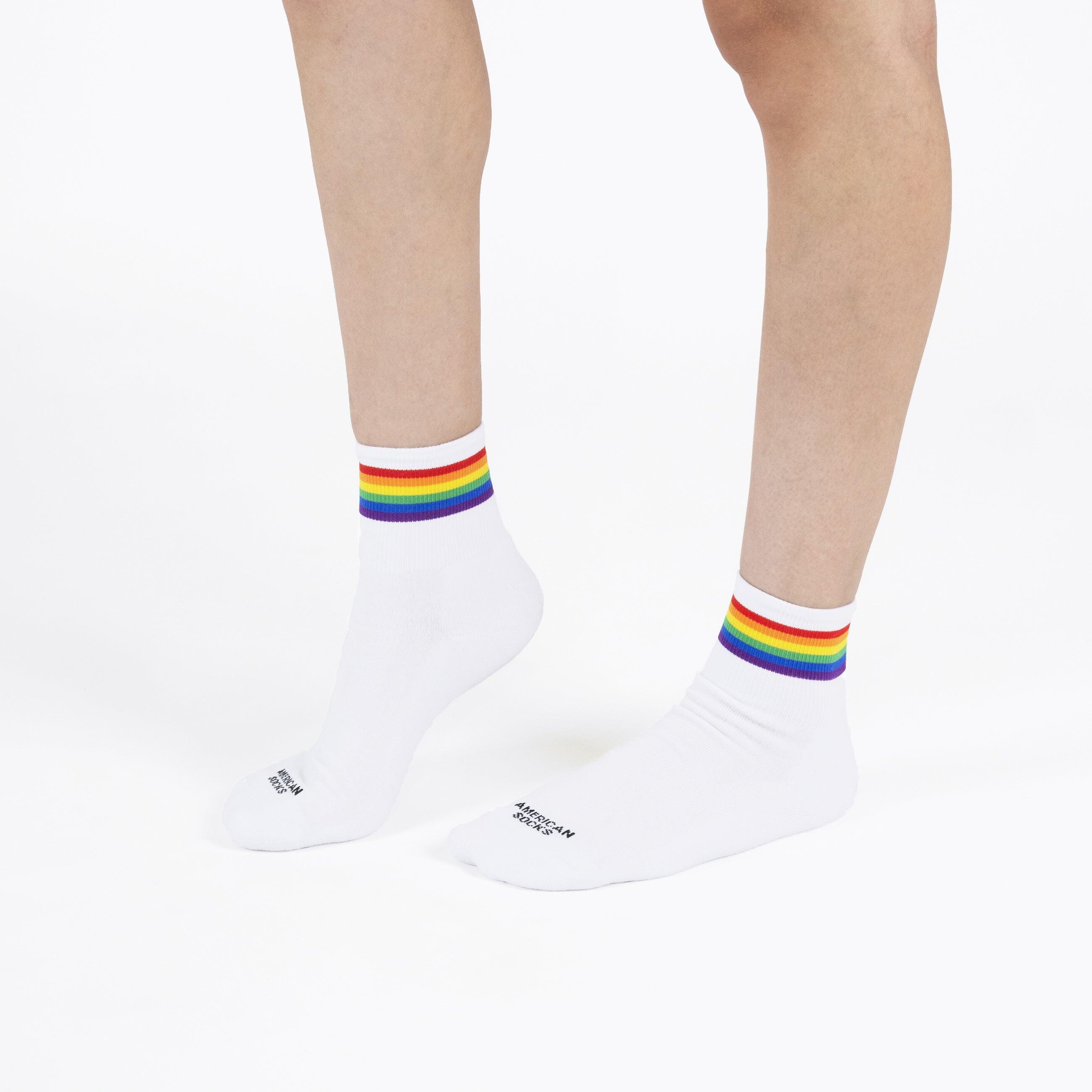 Chaussettes Rainbow Pride - Ankle High - American Socks 5/7