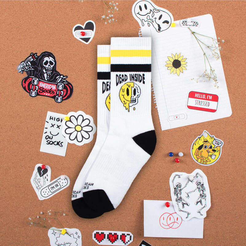 Chaussettes American Socks Dead Inside - Mid High