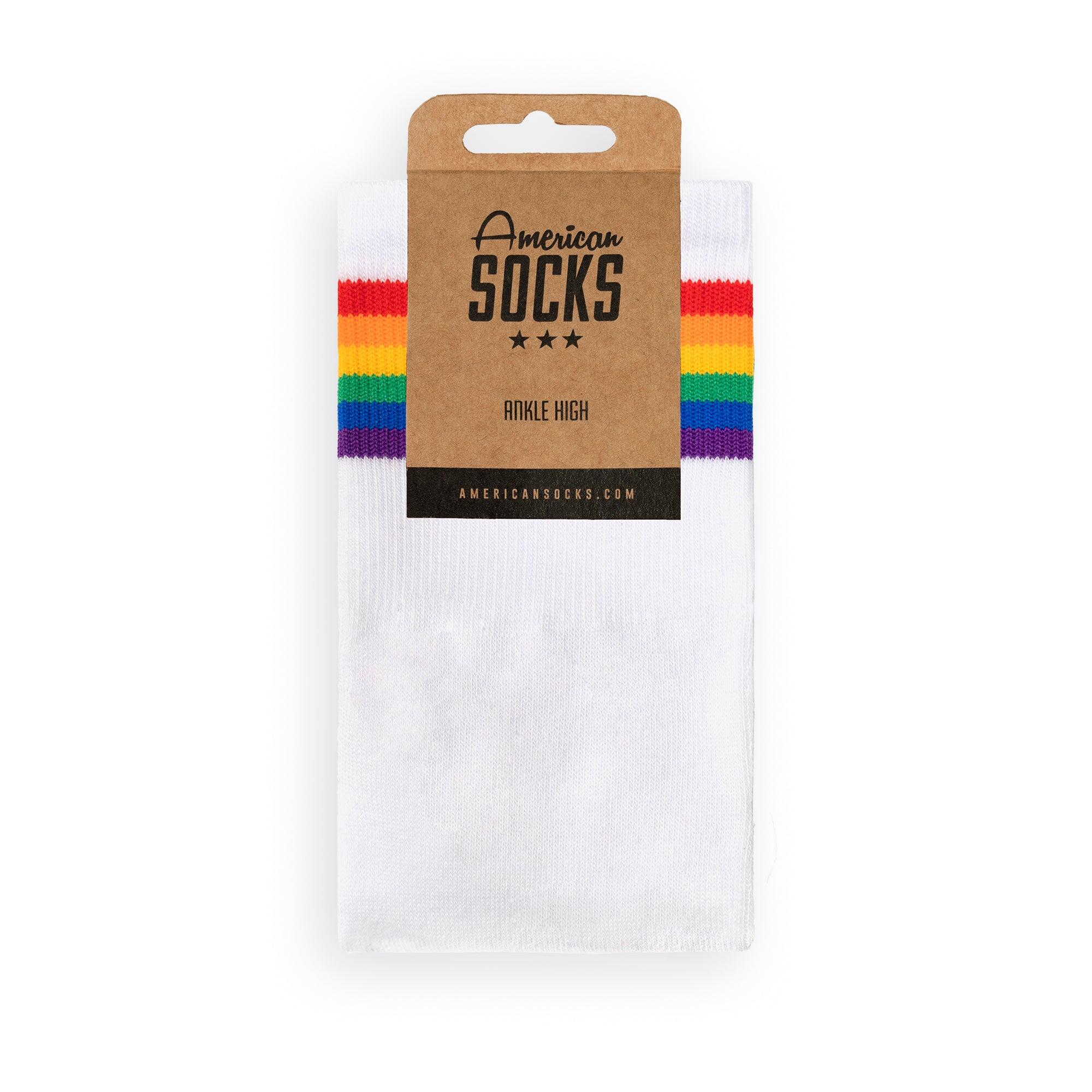Chaussettes Rainbow Pride - Ankle High - American Socks 3/7