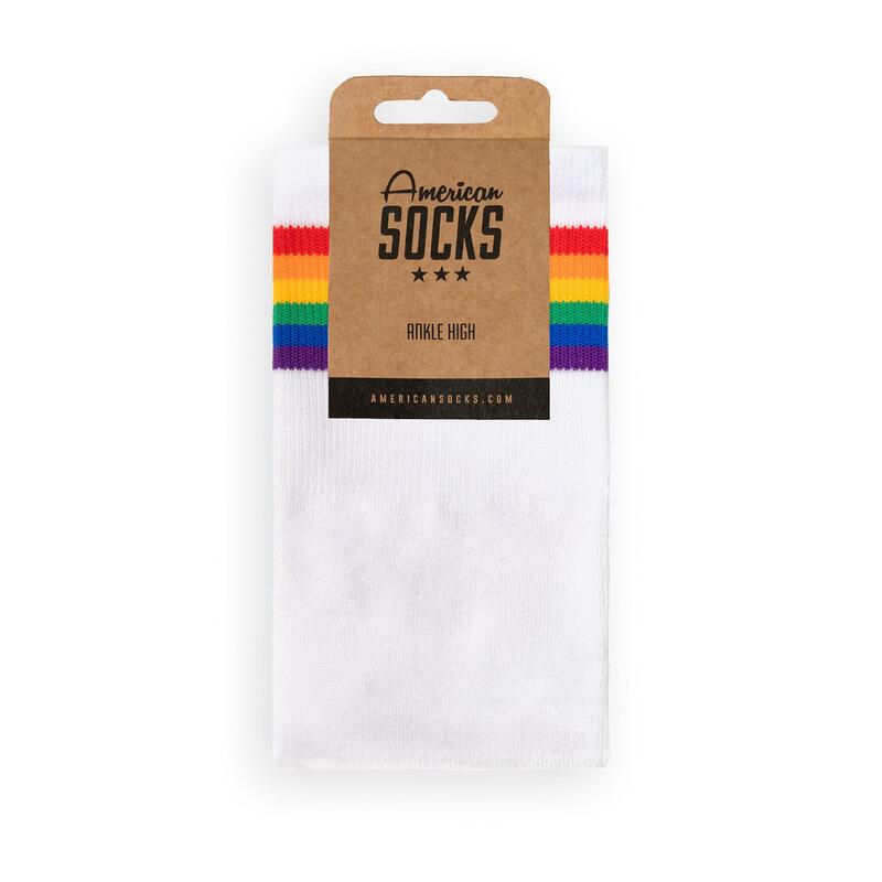 Calcetines divertidos para deporte American Socks Rainbow Pride - Ankle High