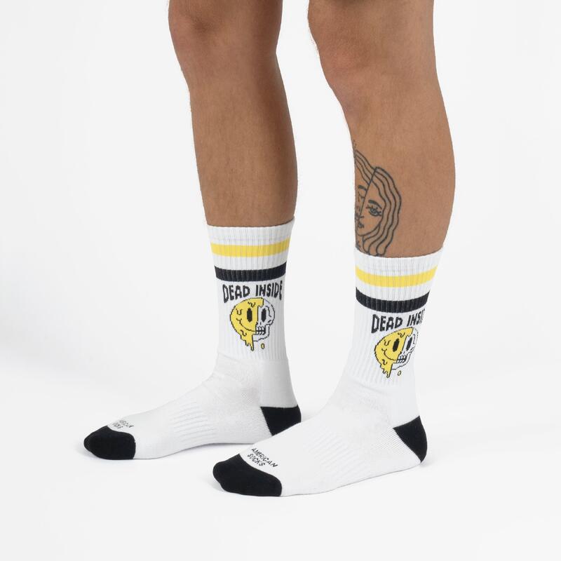 Calcetines divertidos para deporte American Socks Dead Inside - Mid High