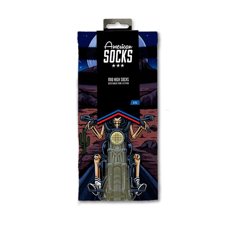 Socken American Socks Night Rider - Mid High