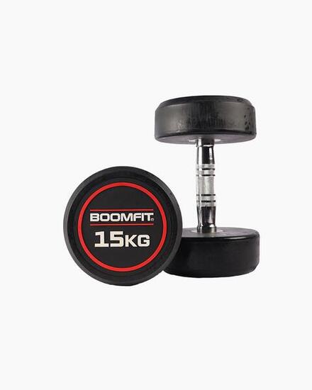 Haltères Ronds de musculation 15Kg (Paire) - BOOMFIT