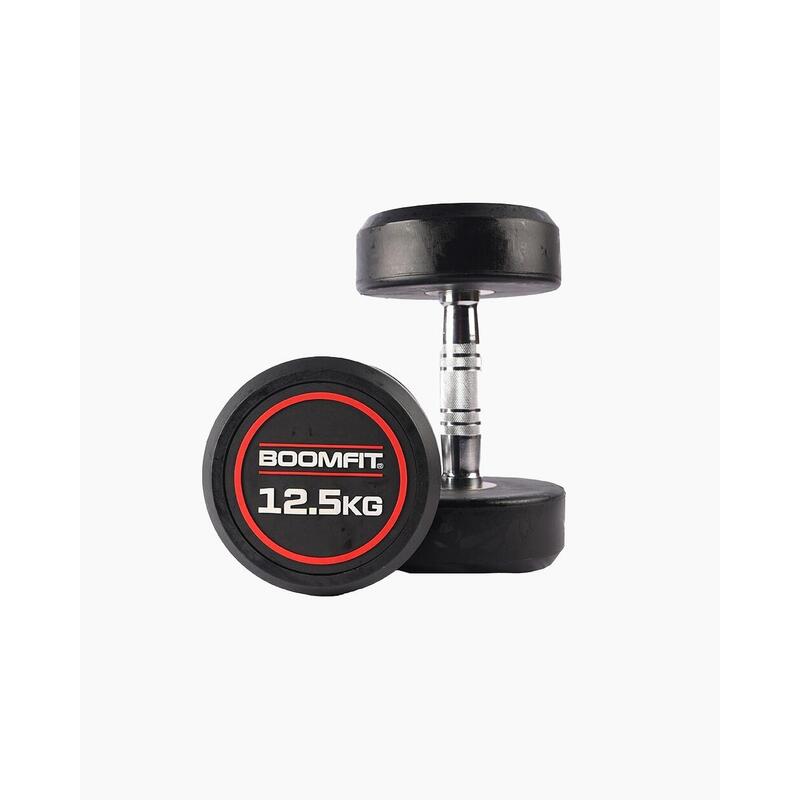 Halteres Redondos de Musculação 12,5Kg (Par) - BOOMFIT