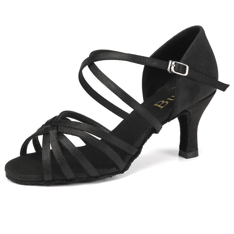 Pantofi de sală și salsa pentru damă Burtan Havana 7 cm