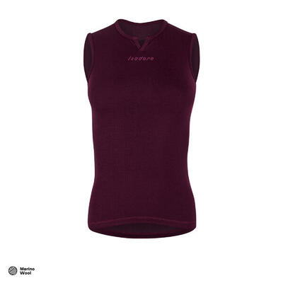 Maglia intima senza maniche da ciclismo da donna Merino Fico