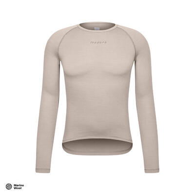 Maglia intima a maniche lunghe da ciclismo da uomo Merino Corda