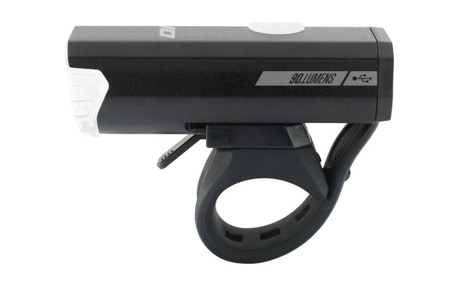 Faro recargable 30 Unisize elegante en Negro y Gris 2/6