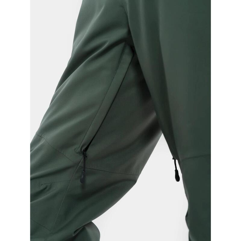 PANTALONI DE SCHI PENTRU BĂRBAȚI CU MEMBRANA 8.000, Verde, 3XL