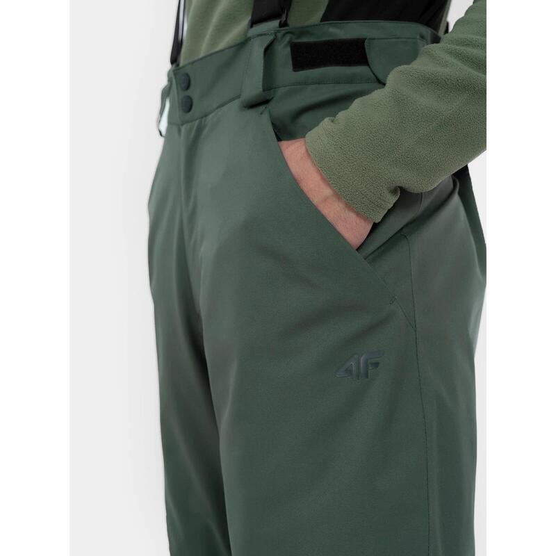 PANTALONI DE SCHI PENTRU BĂRBAȚI CU MEMBRANA 8.000, Verde, L