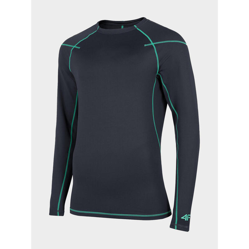 Lenjerie de corp tricou barbati Fleece 4F BIMP060G, Antracit, S