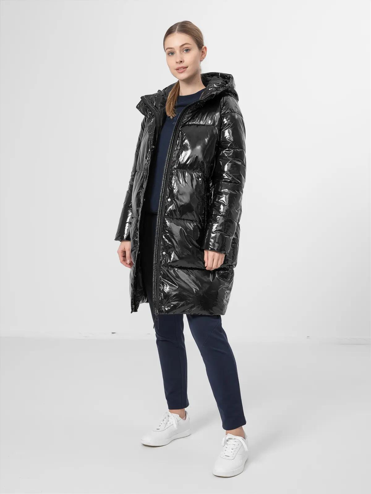 PALTON MATLASAT PENTRU FEMEI 4F, Negru, XXL 3/6