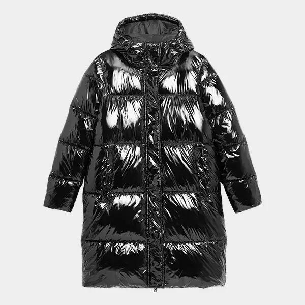 PALTON MATLASAT PENTRU FEMEI 4F, Negru, XXL 6/6