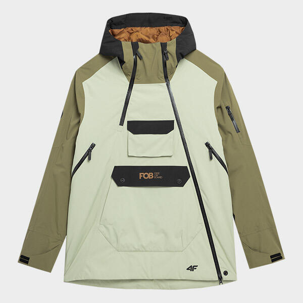 GEACA DE SNOWBOARD MEMBRANA 10 000 PENTRU BĂRBAȚI, Olive, 3XL