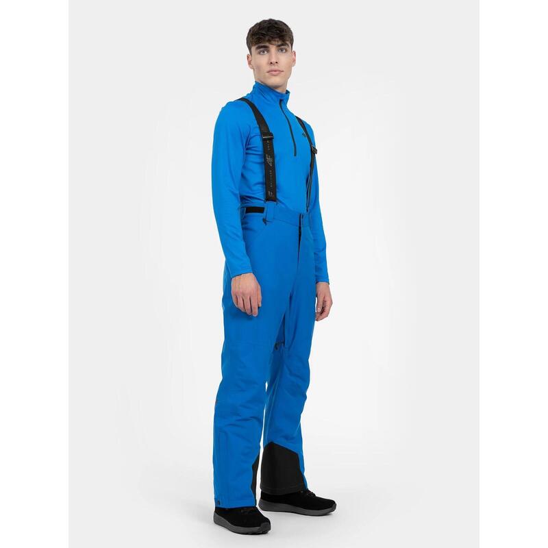 PANTALONI DE SCHI PENTRU BĂRBAȚI CU MEMBRANA 8.000, Albastru, 3XL