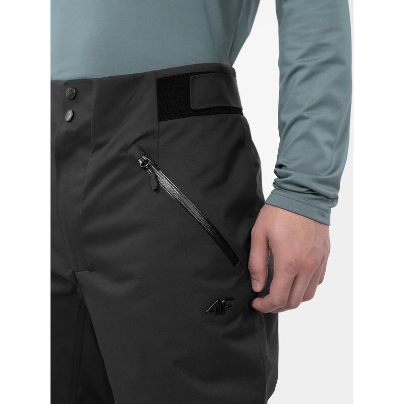 PANTALONI DE SCHI 4FPRO MEMBRANA DERMIZAX® 20 000 PENTRU BĂRBAȚI, Negru, 3XL