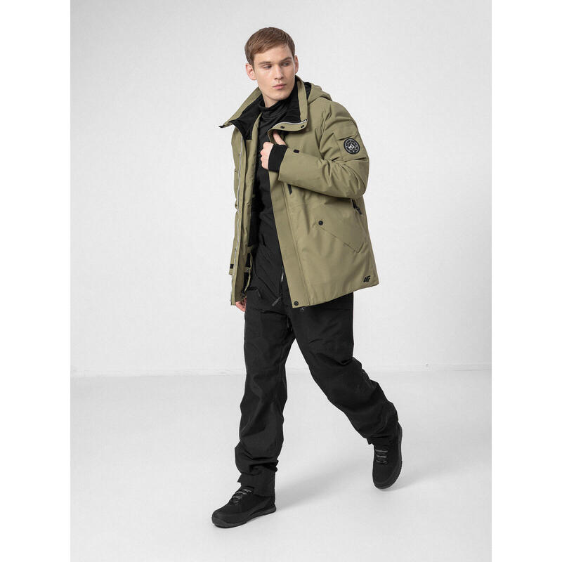 GEACA DE SNOWBOARD MEMBRANA 10 000 PENTRU BĂRBAȚI, Khaki, XXL