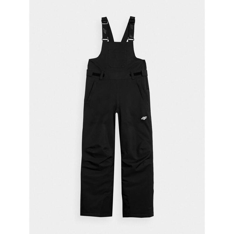 Pantaloni Schi pentru fete  4F JSPDN002, membrana 10000, Negru, 134