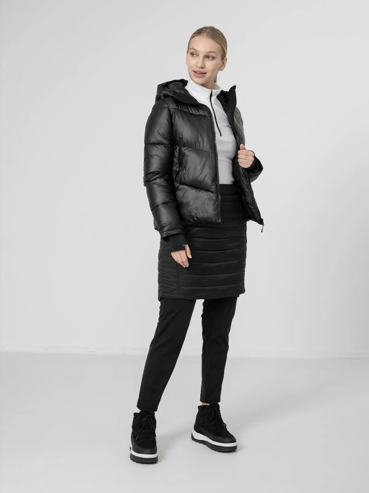 Geaca schi pentru dama 4F KUDN004, membrana 8000, Negru, XXL 3/6