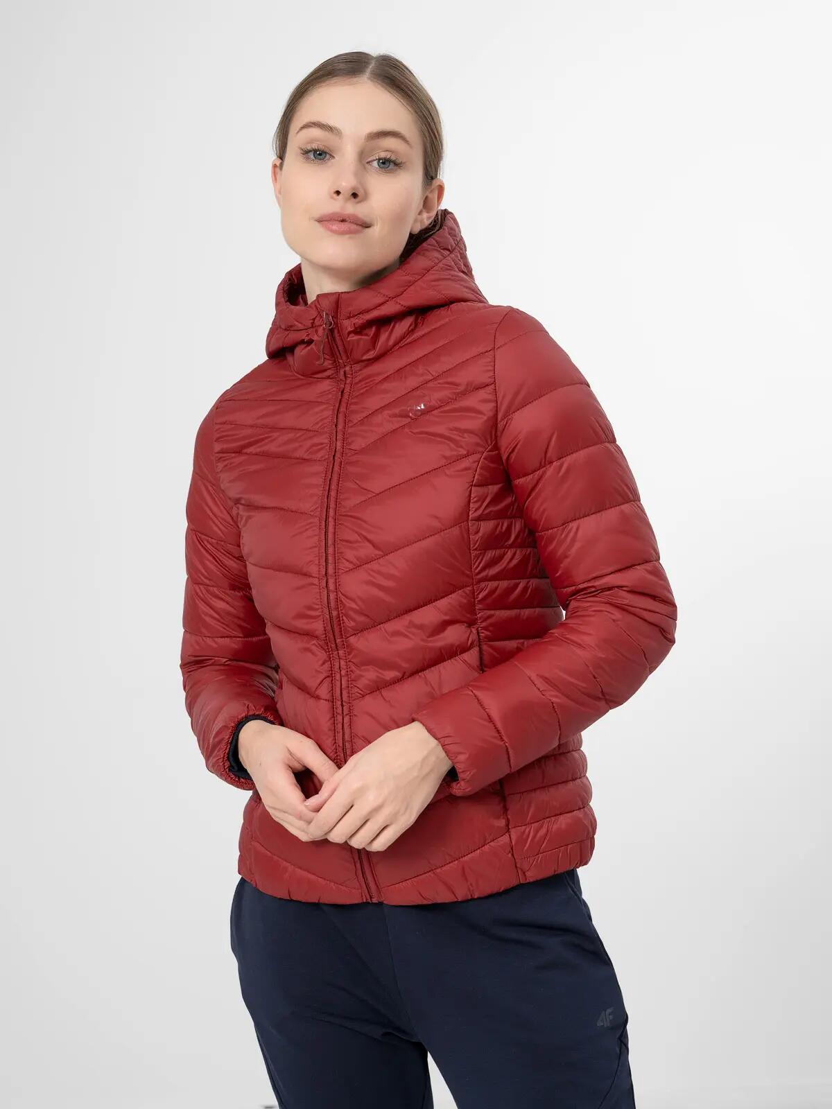 Geaca pentru dama 4F  KUDP003, Rosu, XS 3/6