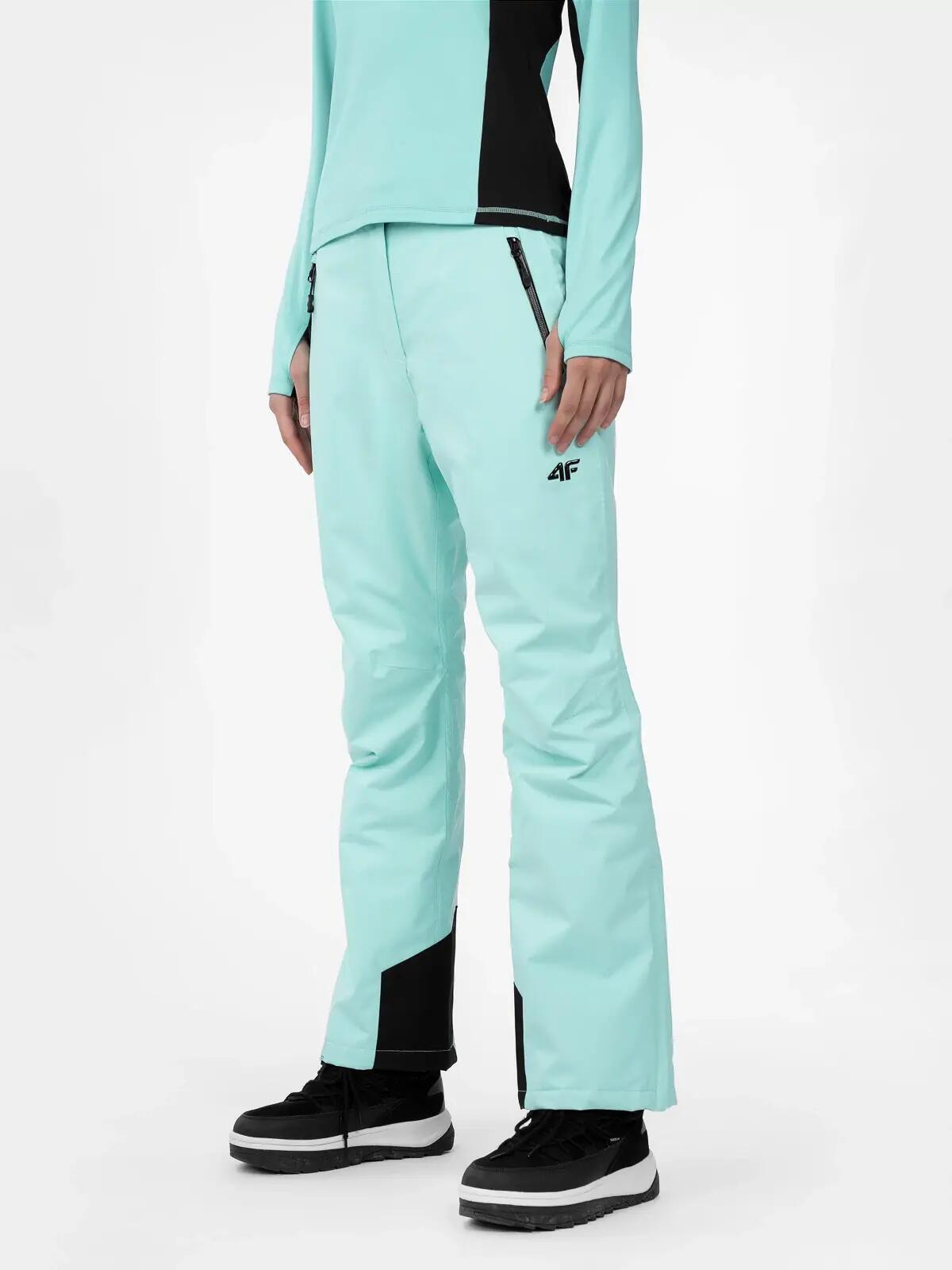 PANTALONI DE SCHI 4FPRO MEMBRANA DERMIZAX® 20 000 PENTRU FEMEI, Albastru, M 5/6