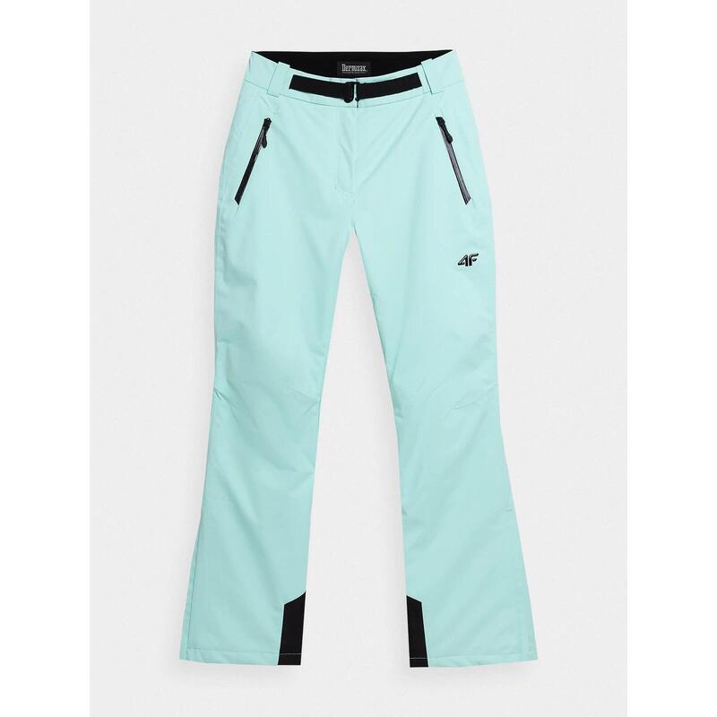 PANTALONI DE SCHI 4FPRO MEMBRANA DERMIZAX® 20 000 PENTRU FEMEI, Albastru, XL
