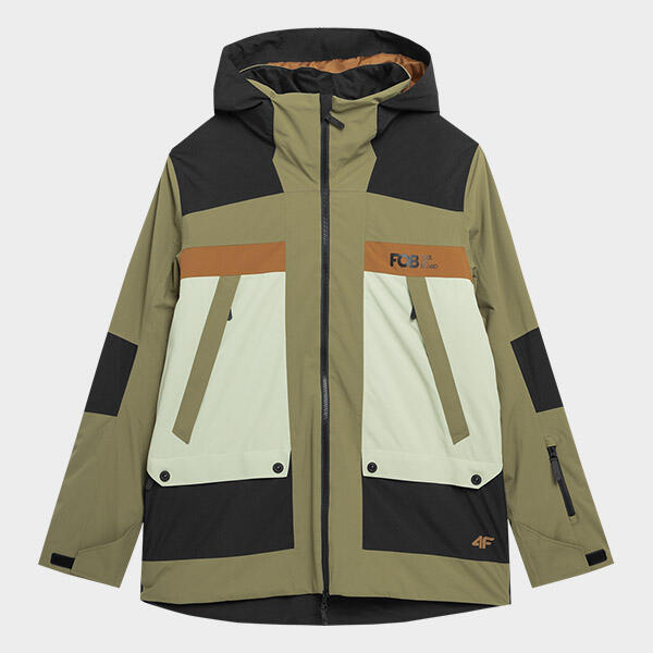 GEACA DE SNOWBOARD MEMBRANA 15 000 PENTRU BĂRBAȚI, Khaki, XL