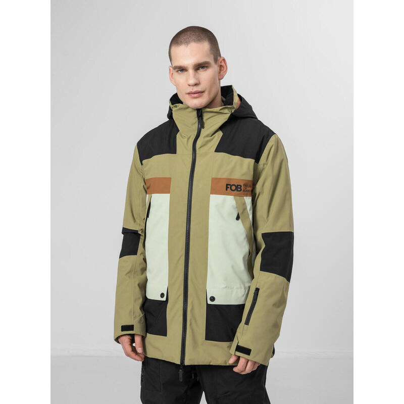 GEACA DE SNOWBOARD MEMBRANA 15 000 PENTRU BĂRBAȚI, Khaki, 3XL