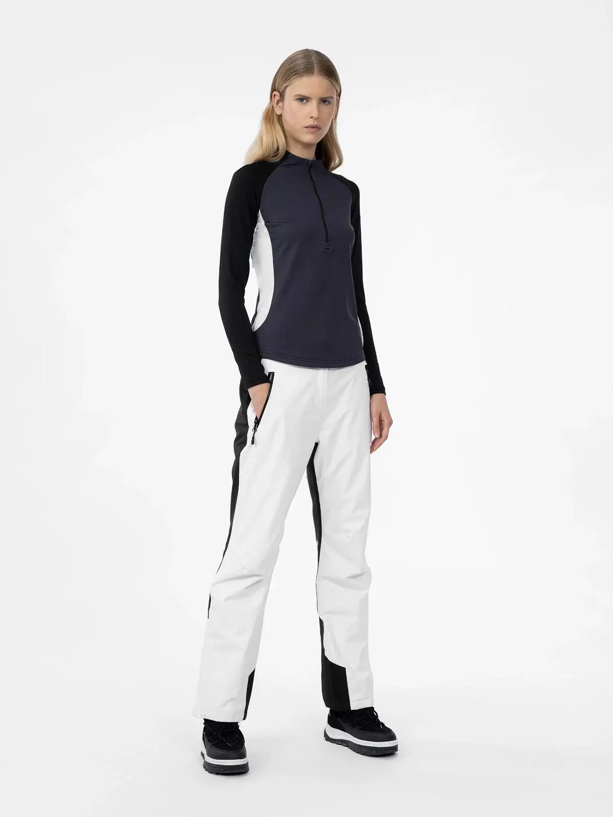 PANTALONI DE SCHI 4FPRO MEMBRANA DERMIZAX® 20 000 PENTRU FEMEI, Alb, L 6/6