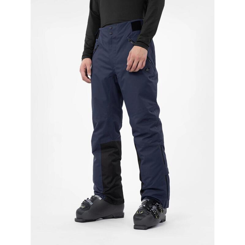 PANTALONI DE SCHI 4FPRO MEMBRANA DERMIZAX® 20 000 PENTRU BĂRBAȚI, Bleumarin, 3XL