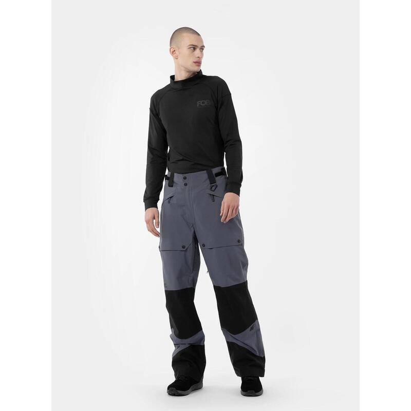 Pantaloni snowboard pentru barbati 4F FOB SPMS001, membrana 15000, Antracit, M